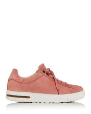 Women's Birkenstock Bend Sneaker 10-10.5 Pink Suede Round Toe Casual Shoes KHD1953