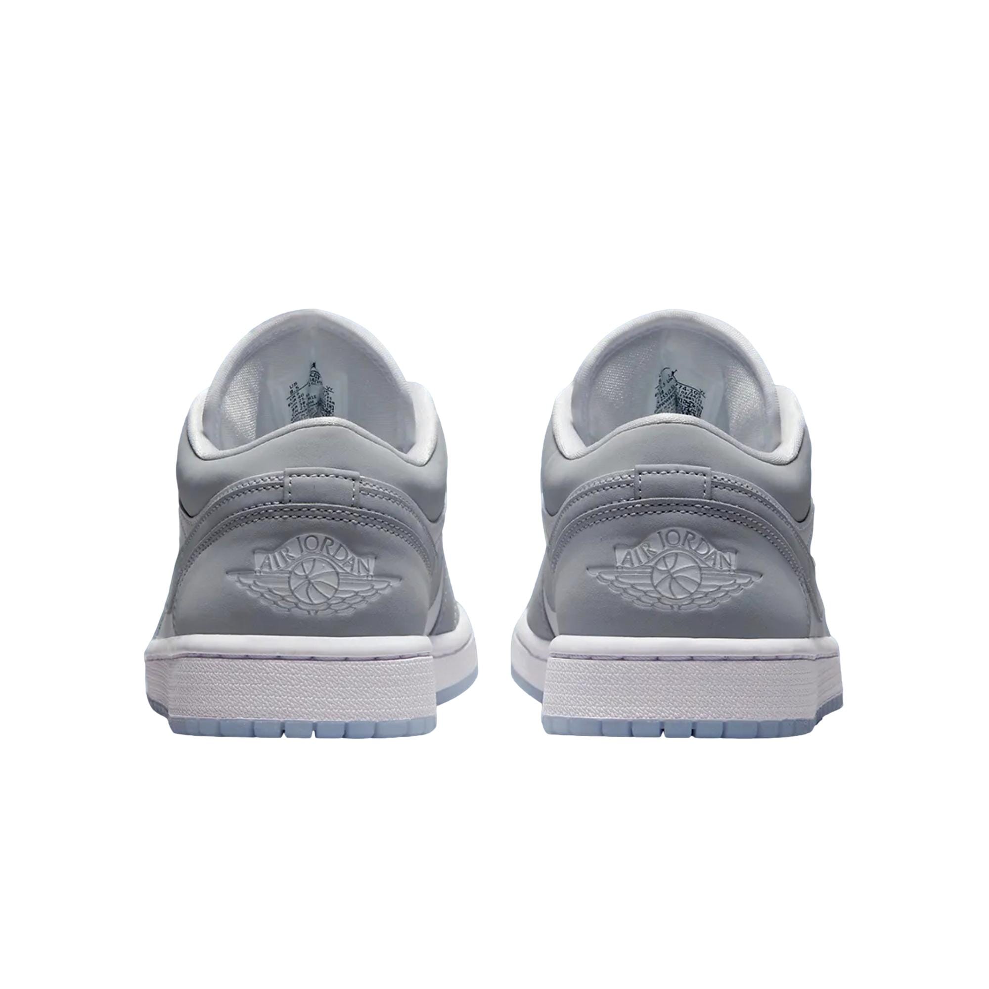 Women's Nike Air Jordan 1 Low White/Wolf Grey-Aluminum DC0774-105