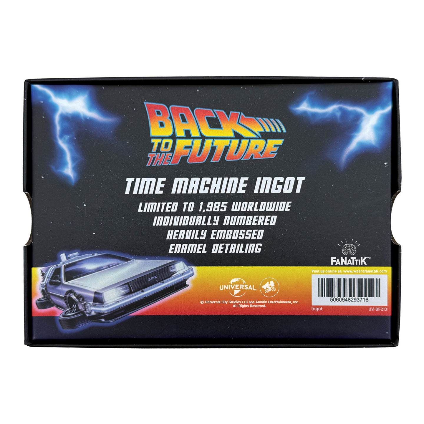 Fanattik BTTF 40th Anniversary Time Circuits Ingot