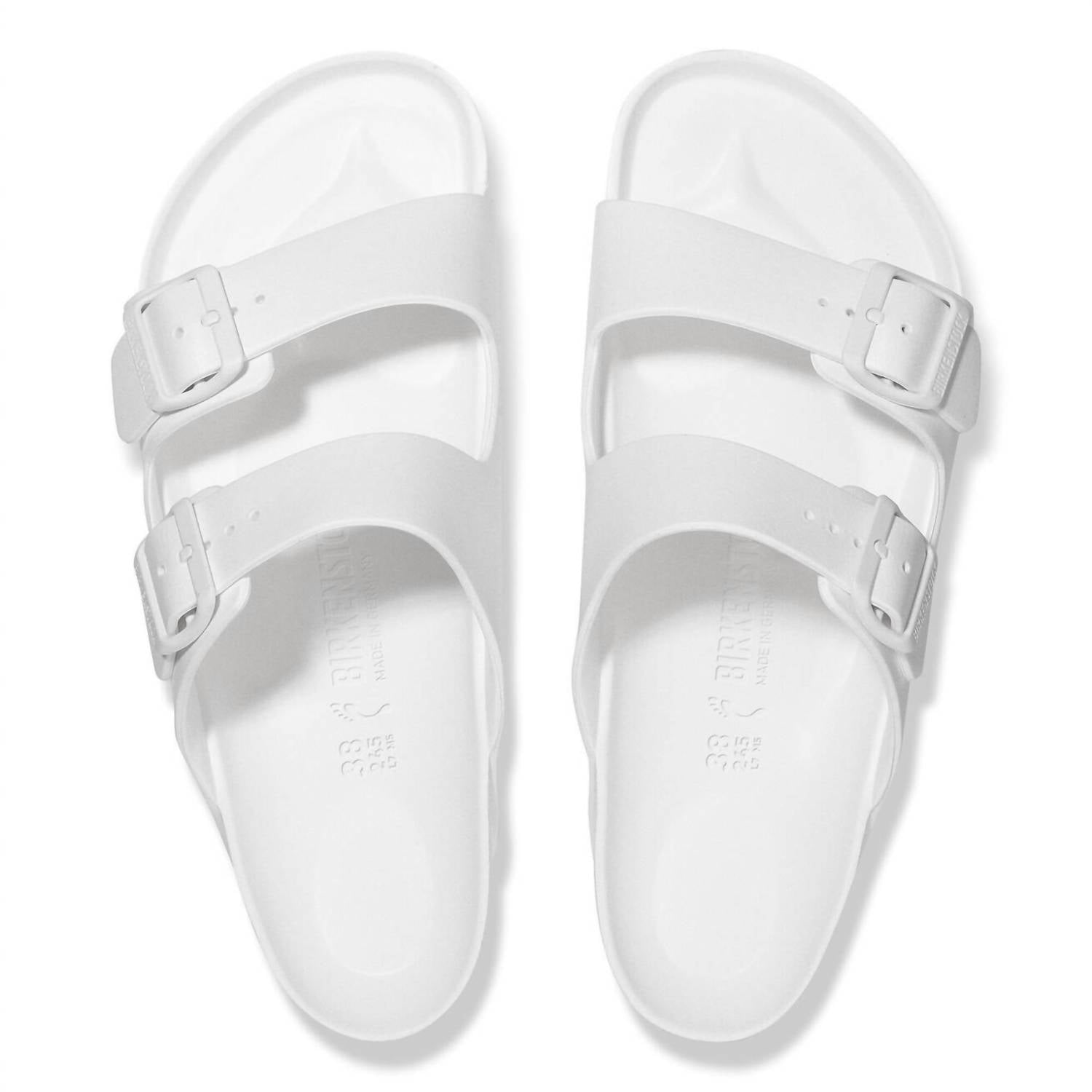 Women's Arizona Essentials Smaller Buckle Eva Slip-Ons In White