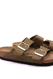 Women's Arizona Sandals In Leo Khaki