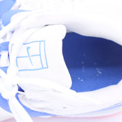 Nike Court Air Zoom Vapor X Sneakers in White Game Royal Polyester
