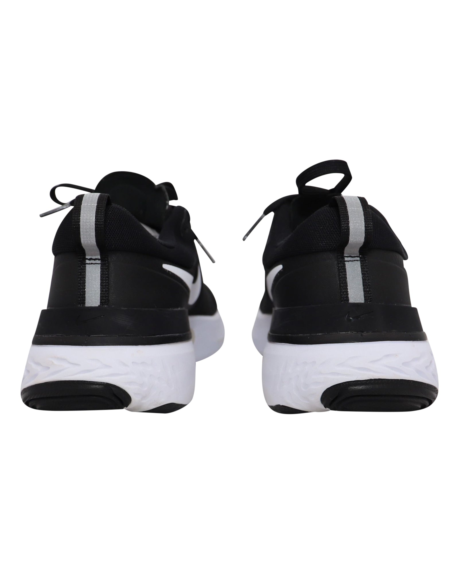 Nike React Miler Running Shoes in Black Polyester