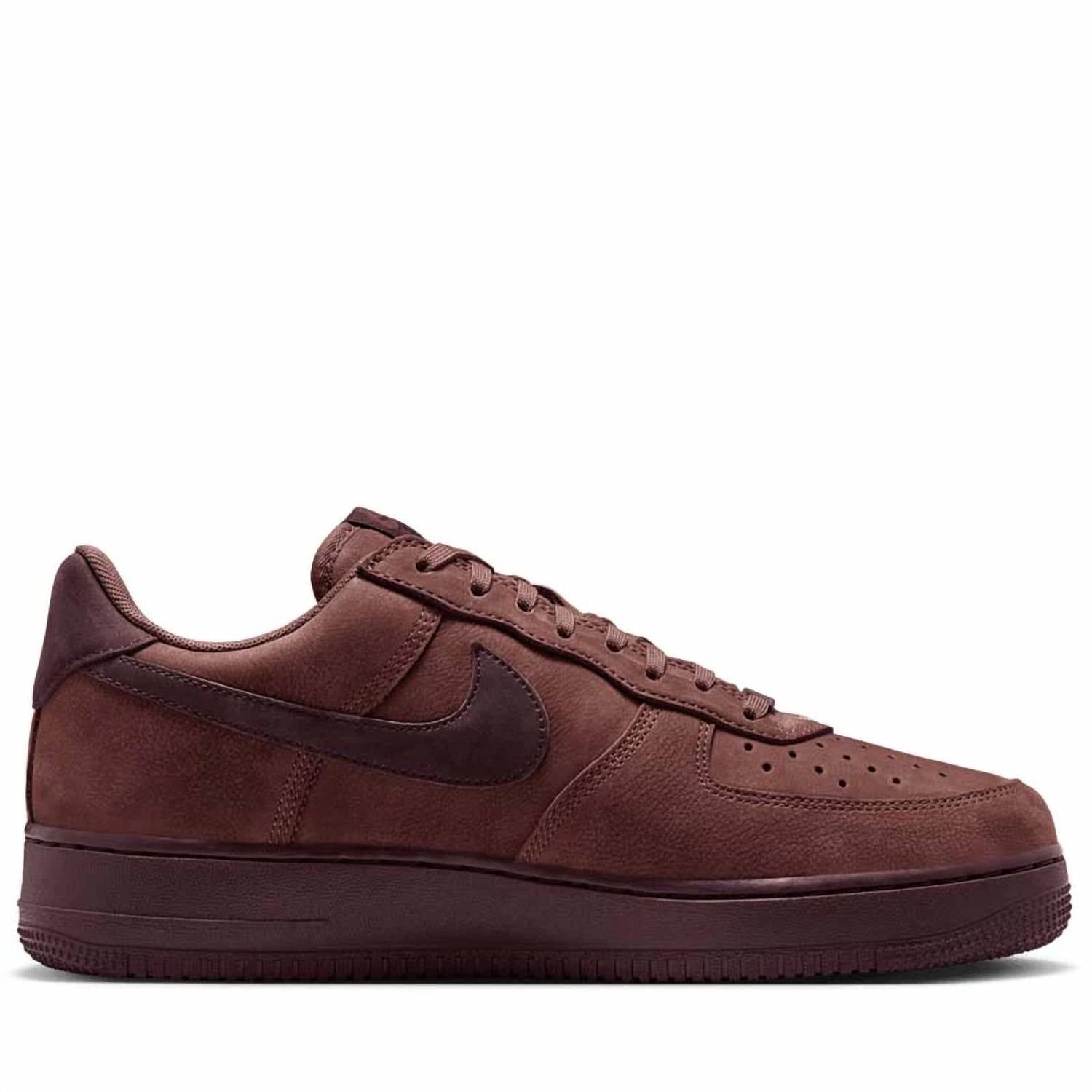 Men's Air Force 1 Low Retro Premium Sneaker In Red Sepia/red Mahogany