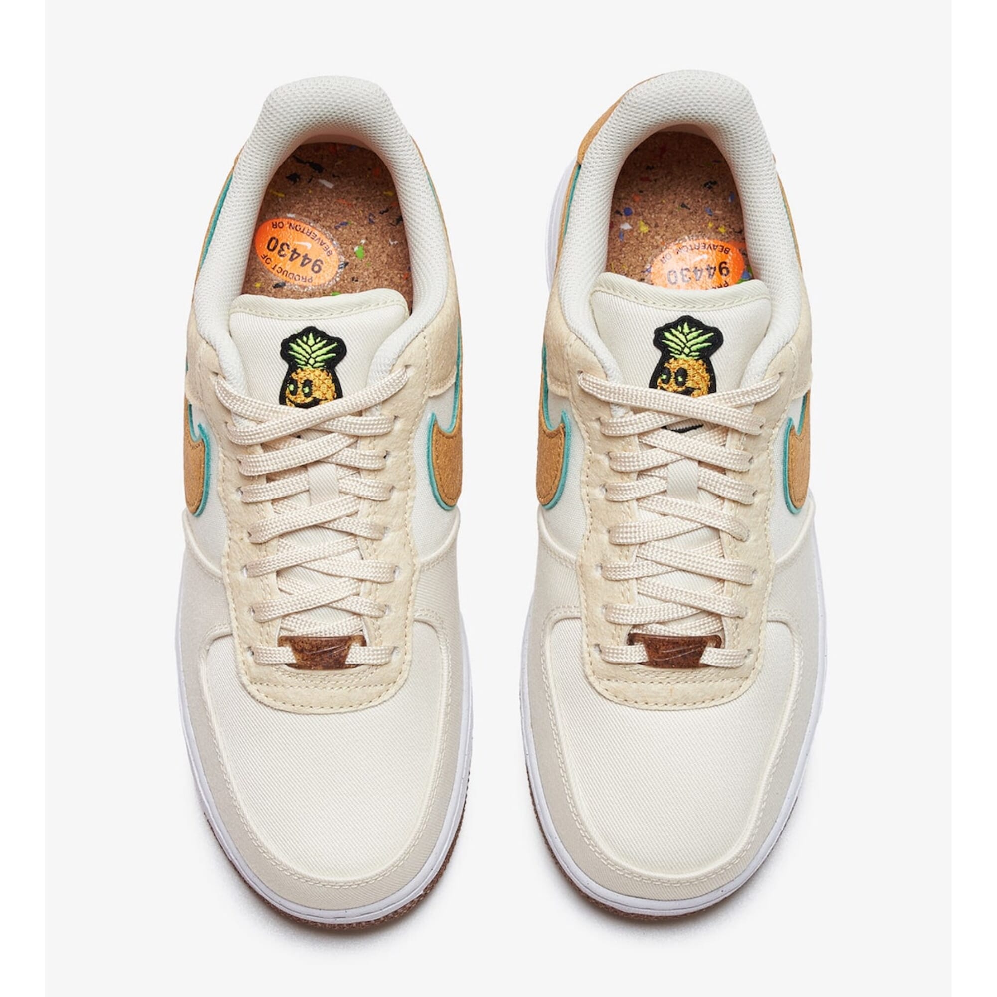 Men's Nike Air Force 1 '07 Premium Coconut Milk/Metallic Gold CZ1631-100