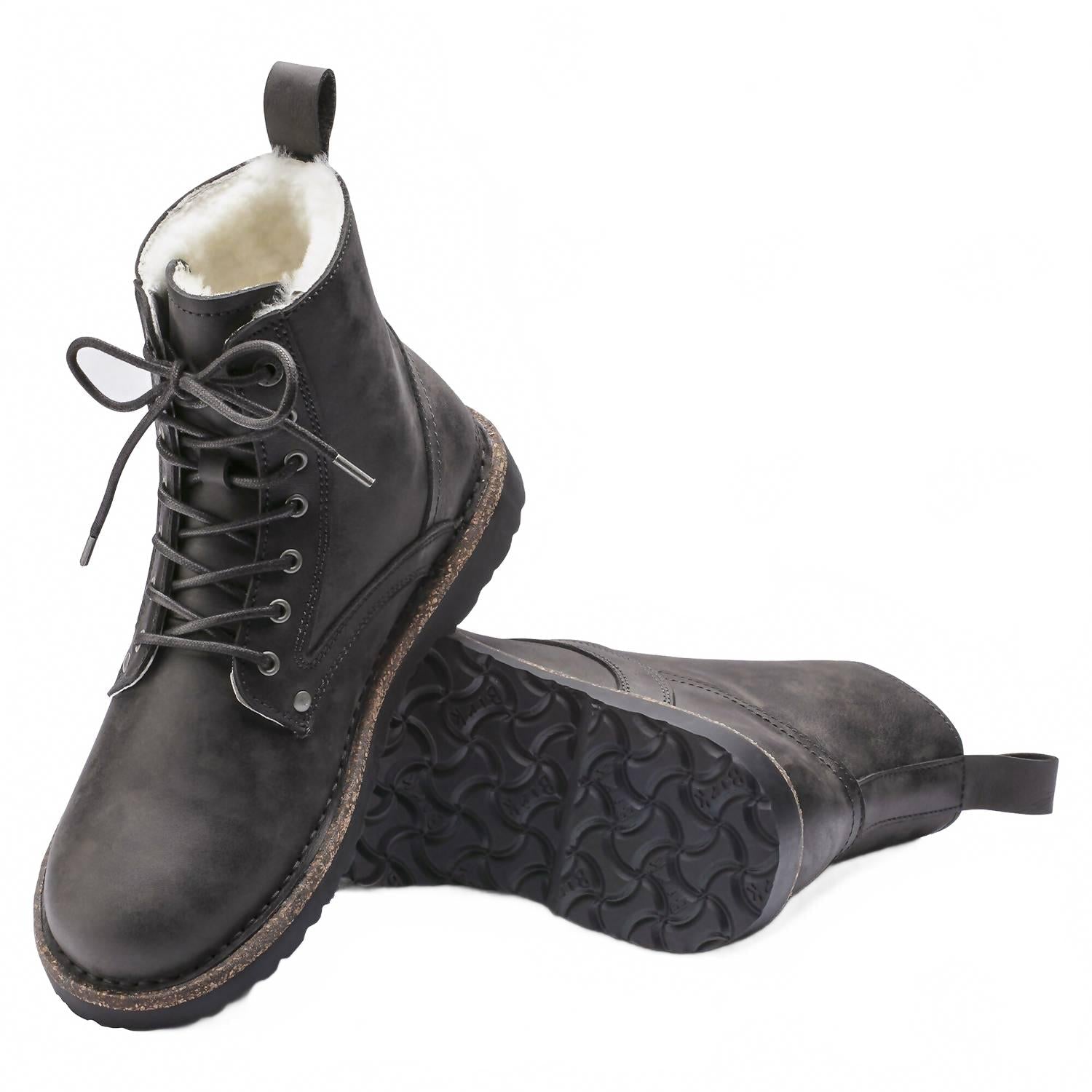 Women's Bryson Shearling Ankle Boots In Graphite