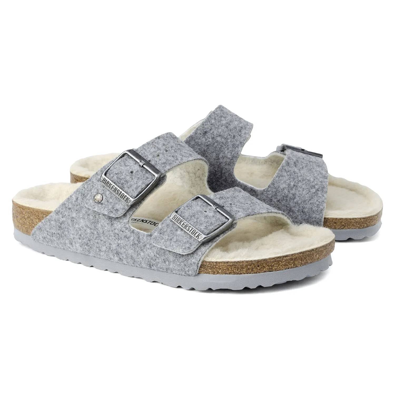 Women's Arizona Sandal In Grey Wool
