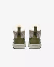 Women's Nike Woodside Chukka 2 537345-200 Boots US 6 Green Faux Fur Ankle RHS1829