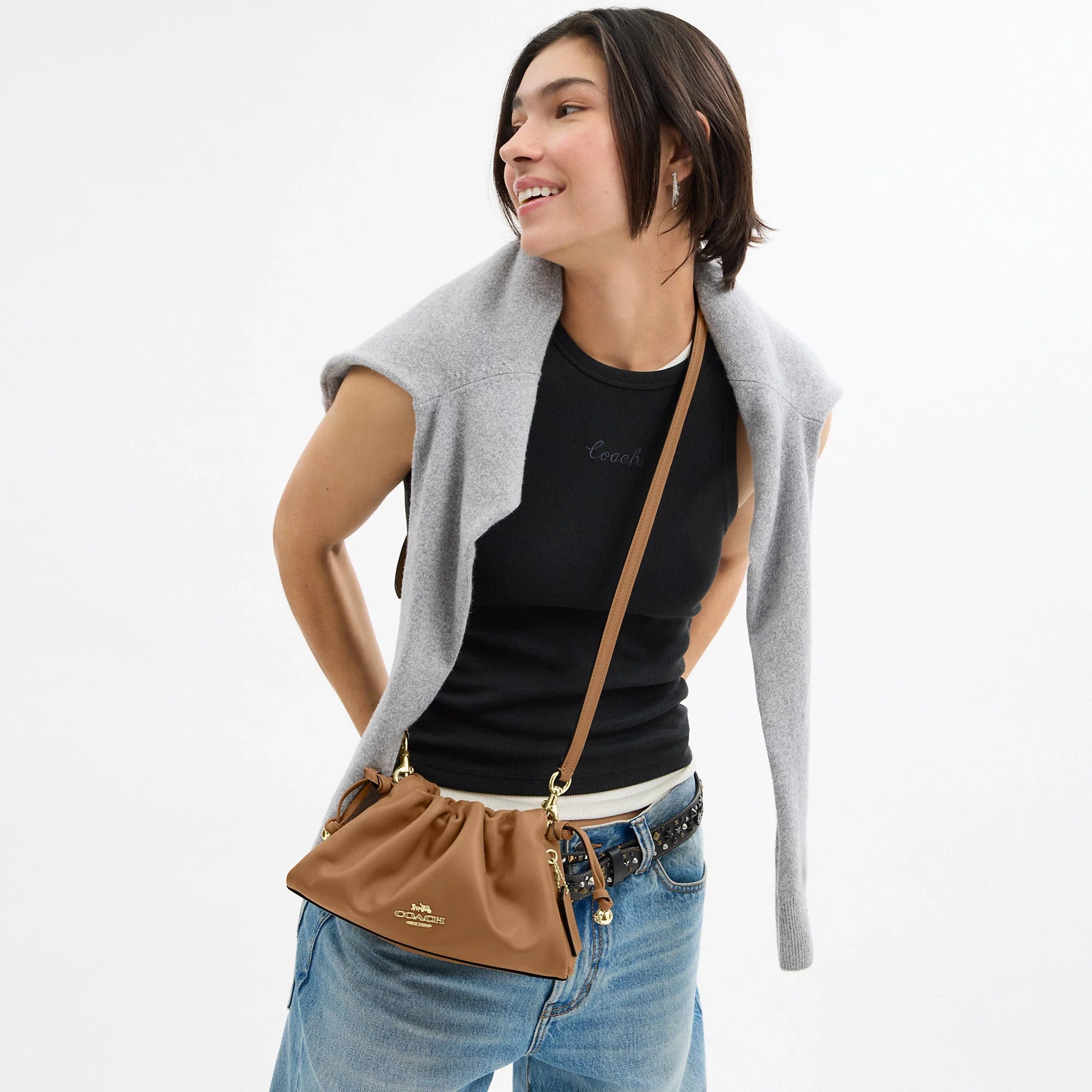 Coach Outlet Faye Shoulder Bag With Ruching