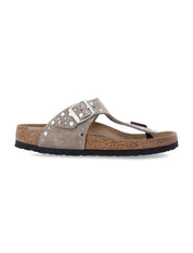 Gizeh Suede Micro Stud Sandals
