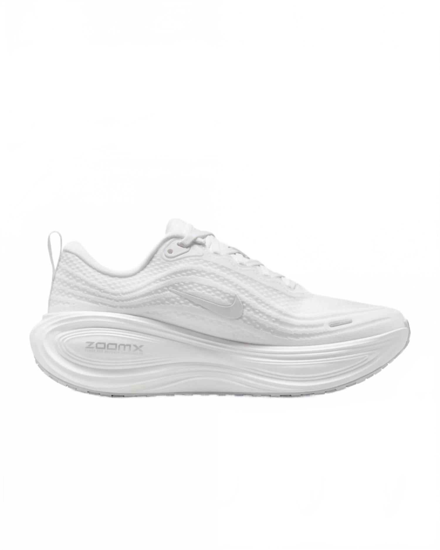 Women's Vomero Plus Road Running Shoes In White/photon Dust/metallic Silver/summit White