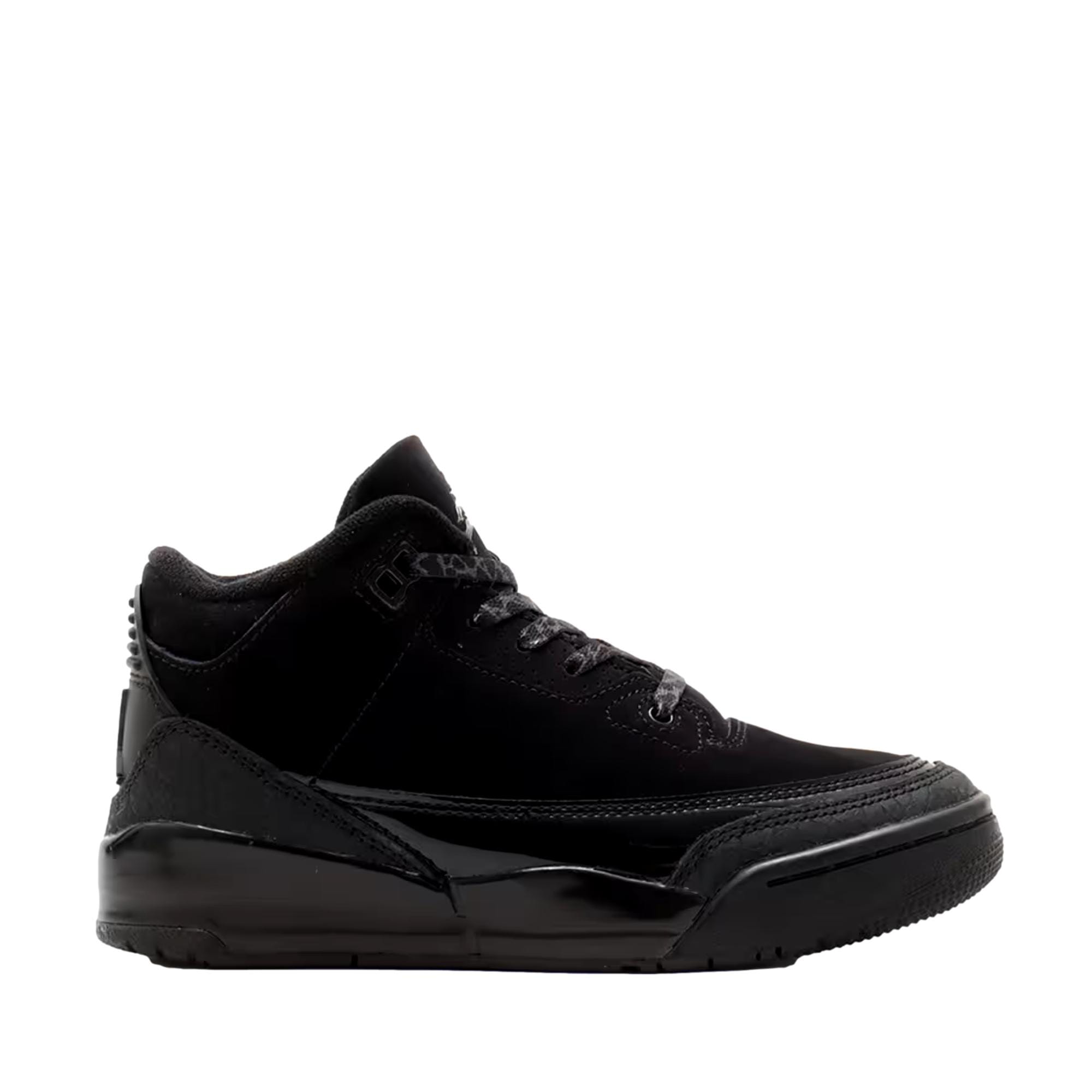 Pre-School Nike Jordan 3 Retro Black/Dark Charcoal-White DM0966-001