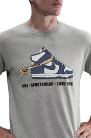 Men's Nike Sportswear Dunk Max90 T-Shirt Grey HQ9273-063