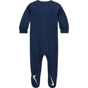 Baby's 2 Pieces Zip Up Bodysuit In Dark Grey Heather / Midnight Navy
