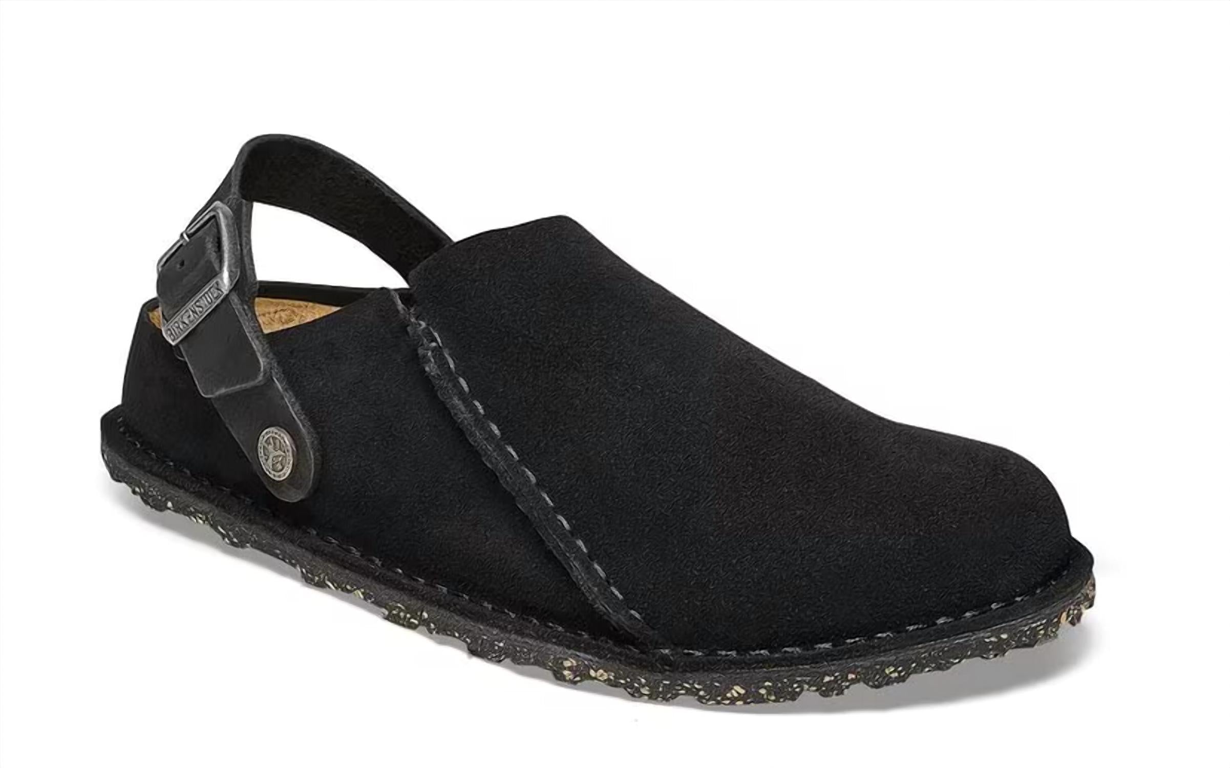 Unisex - Lutry Premium Suede Clog In Black
