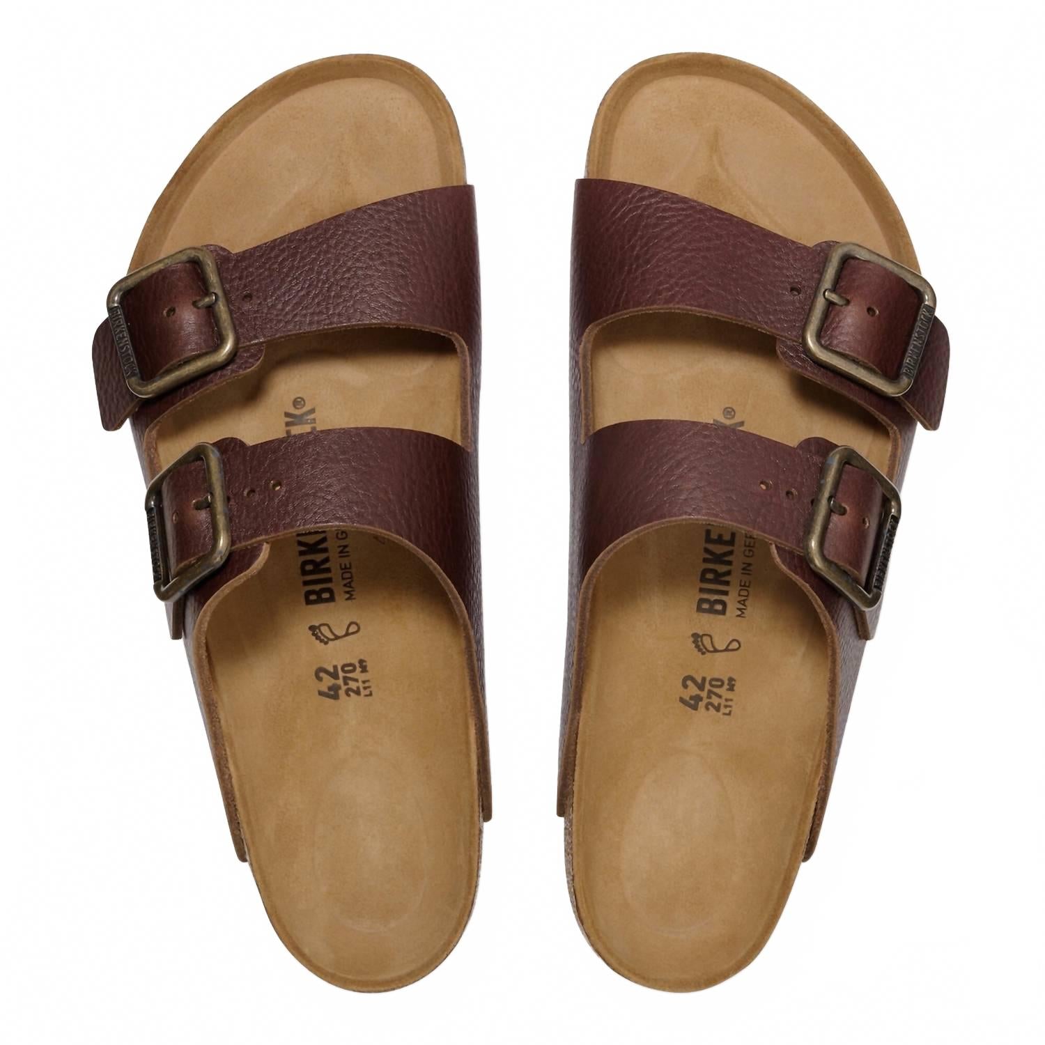 Men's Arizona Sandal In Vintage Wood Roast