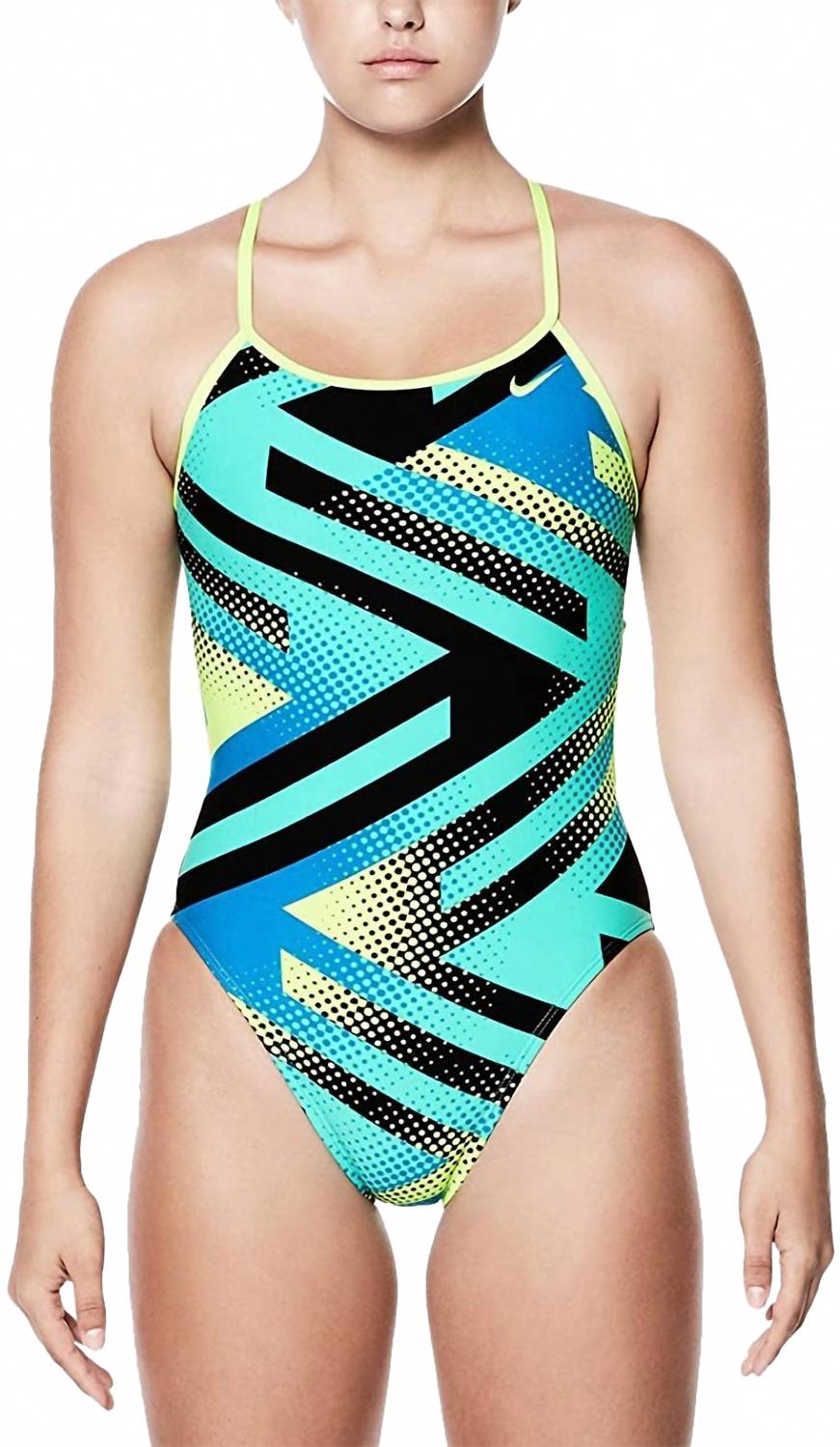 Tidal Riot Modern Cut-Out One-Piece Swimsuit In Multi Color