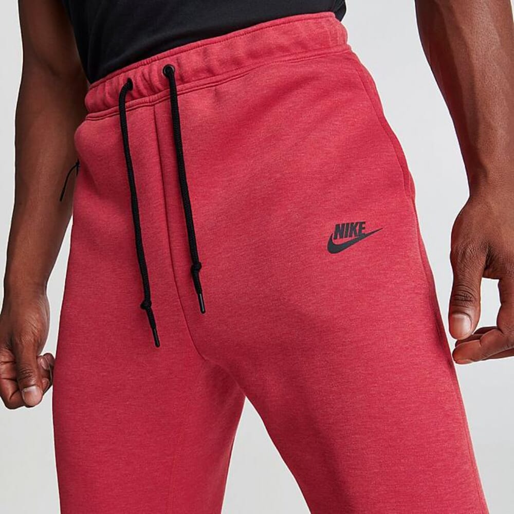 Men's Nike Sportswear Tech Fleece Jogger Pants Red/Black FB8002-672