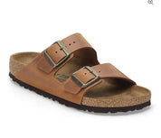 Women's Arizona Oiled Leather Sandal In Cognac