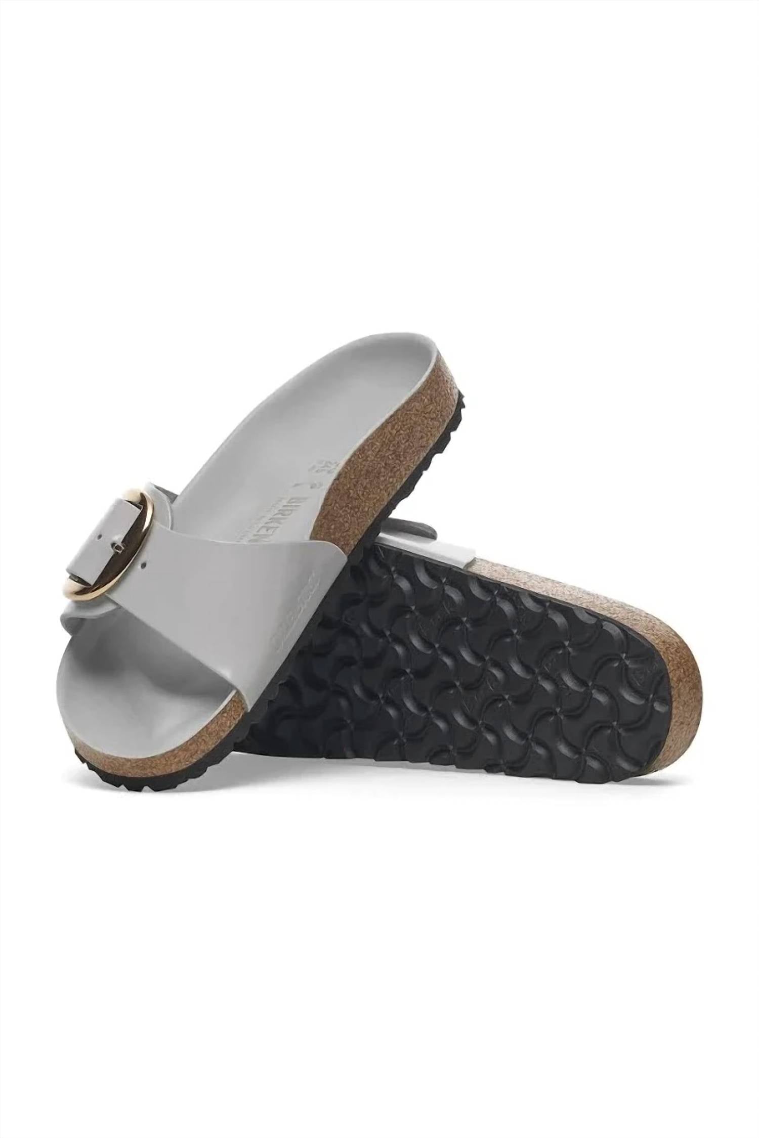 Women's Madrid Big Buckle Sandal In Stone Coin