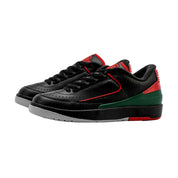 Grade-School Nike Air Jordan 2 Retro Low Black/Fire Red-Fir-Cement Grey FJ6869-006