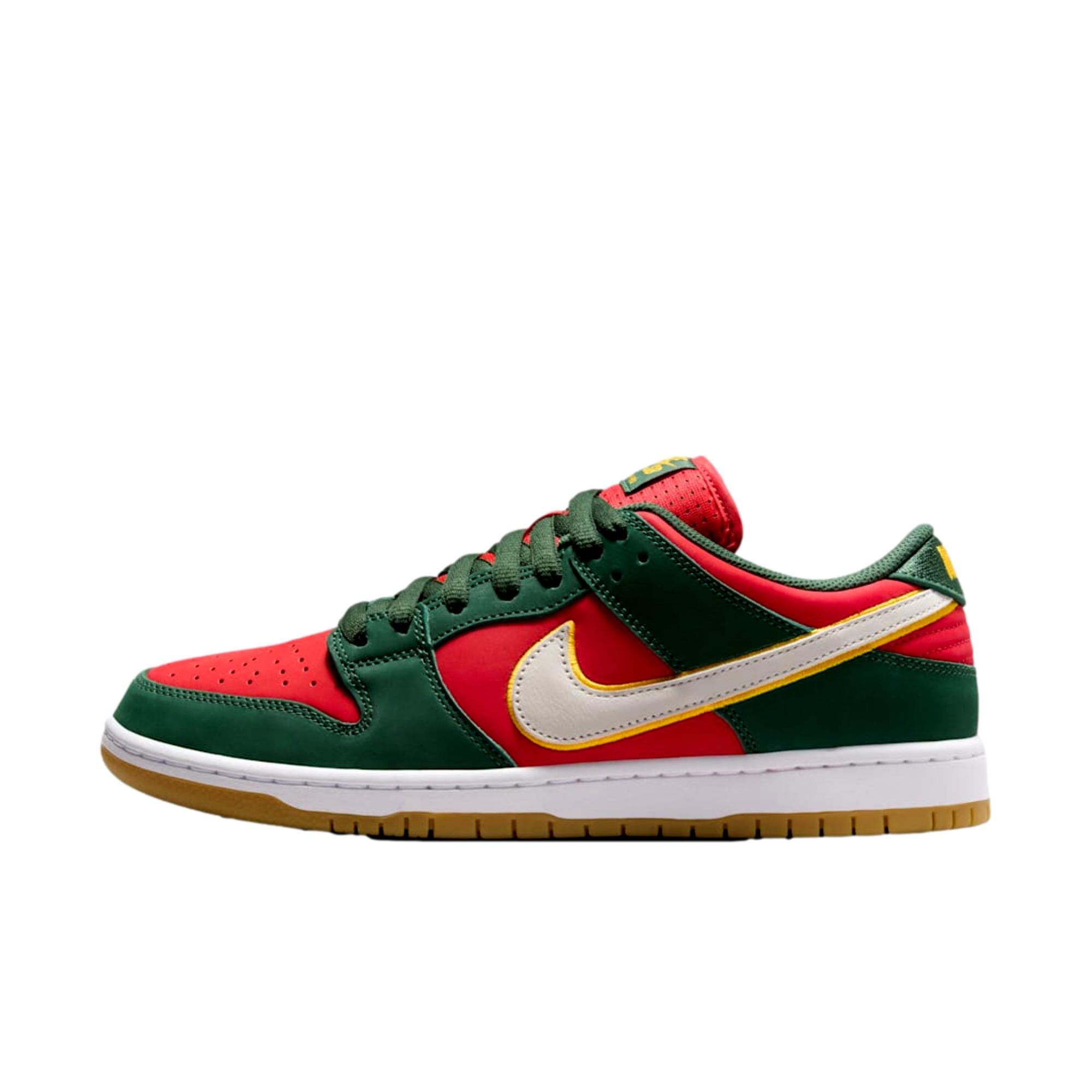 Men's Nike SB Dunk Low Pro Premium Fir/White-University Gold FZ1287-300