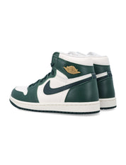 Green Air Jordan Leather Sneakers