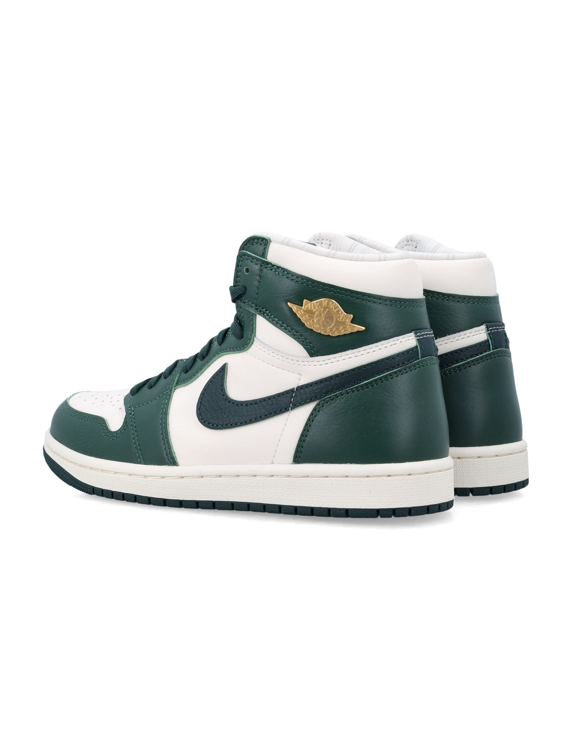 Green Air Jordan Leather Sneakers