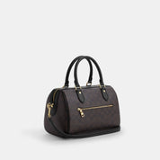 Coach Outlet Rowan Satchel Bag In Signature Canvas