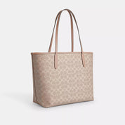 Coach Outlet City Tote Bag In Signature Canvas