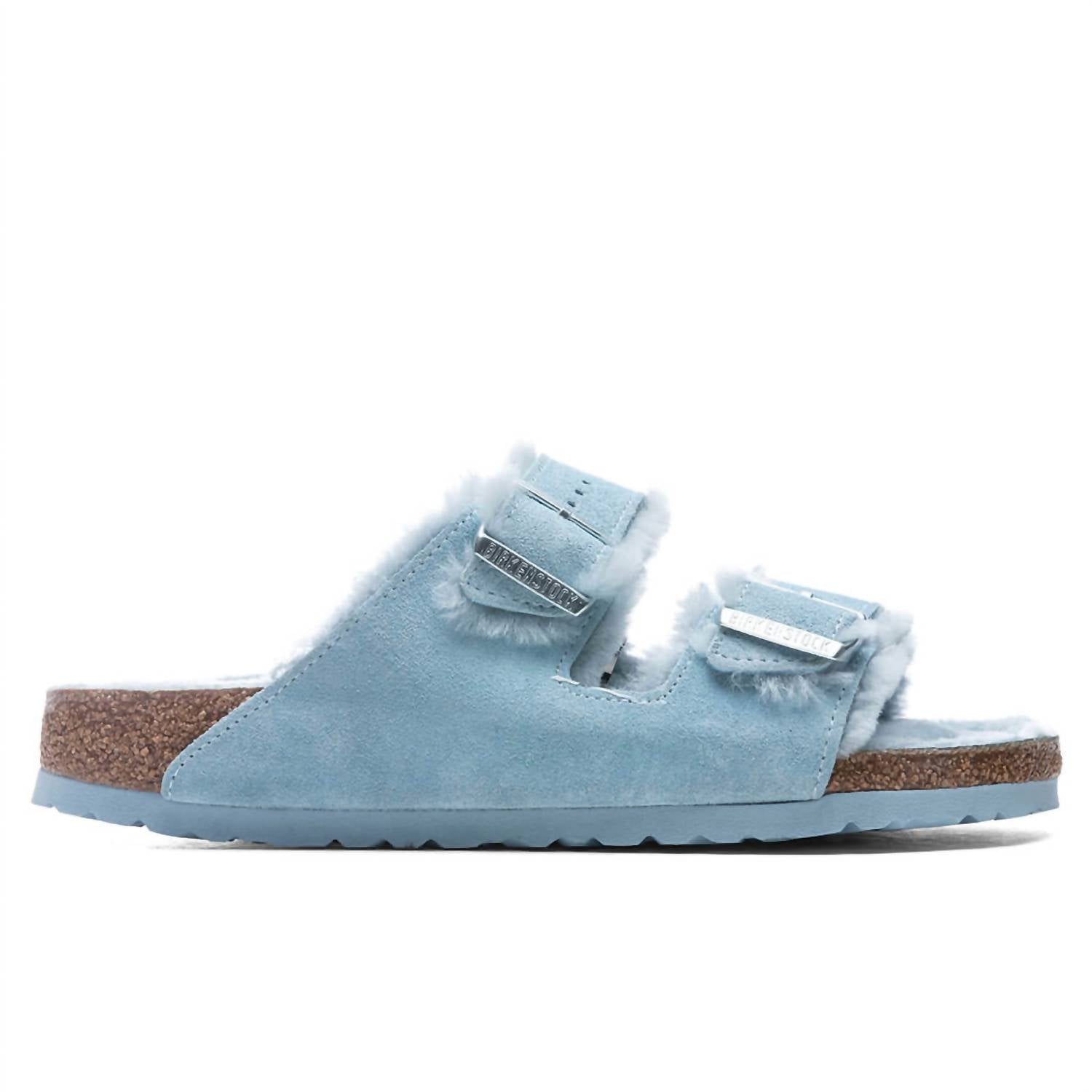 Women's Arizona Shearling Sandal In Light Blue