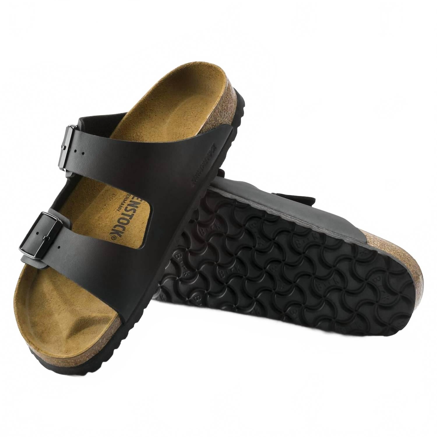 Unisex Arizona Birko-Flor Sandals In Black