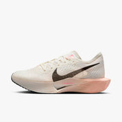 Women's Vaporfly 3 Road Racing Shoes In Sail/crimson Tint/guava
