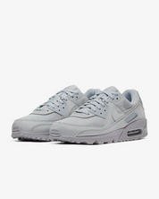 Men's Nike Air Max 90 CN8490 Sneakers Wolf Grey Leather Casual Lifestyle Shoes