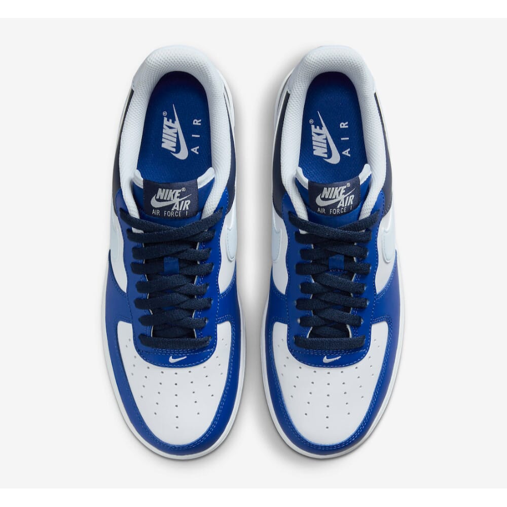 Nike Air Force 1 '07 LV8 White/Football Grey-Game Royal  FQ8825-100 Men's