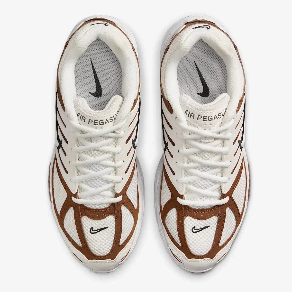 Women's Nike Air Pegasus 2k5 HQ5718-104 White Brown Lifestyle Shoes DWA2421