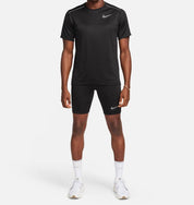 Dri-Fit Brief-Lined Running 1/2-Length Tights In Black/black/reflective Silv