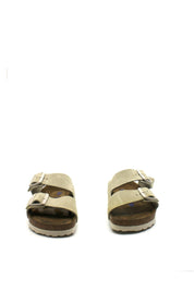 Women's Arizona Suede Sandal In Antique White