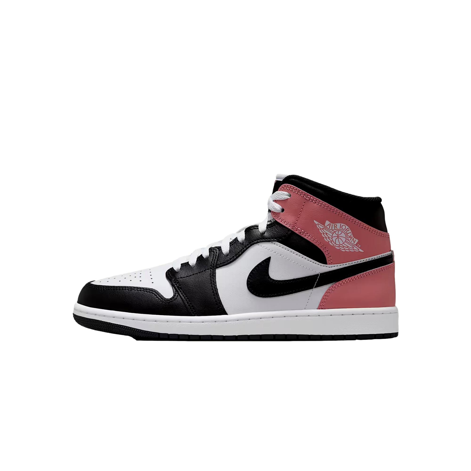Men's Nike Air Jordan 1 Mid White / Black - Rust Pink DQ8426-100