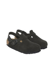 Classic Black Tokio Clogs With Adjustable Strap