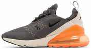 Men's Air Max 270 Shoes In Grey/white/orange