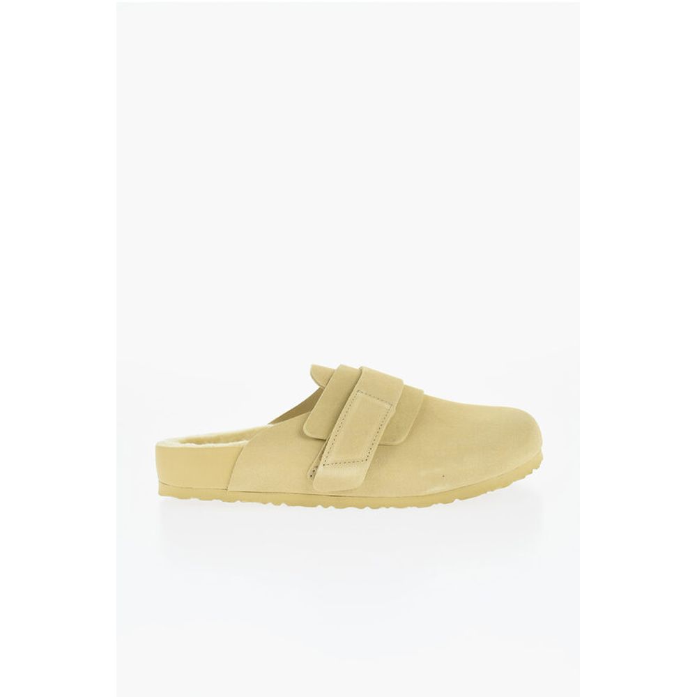 Birkenstock Suede Sandals with Real Fur Men's Inner