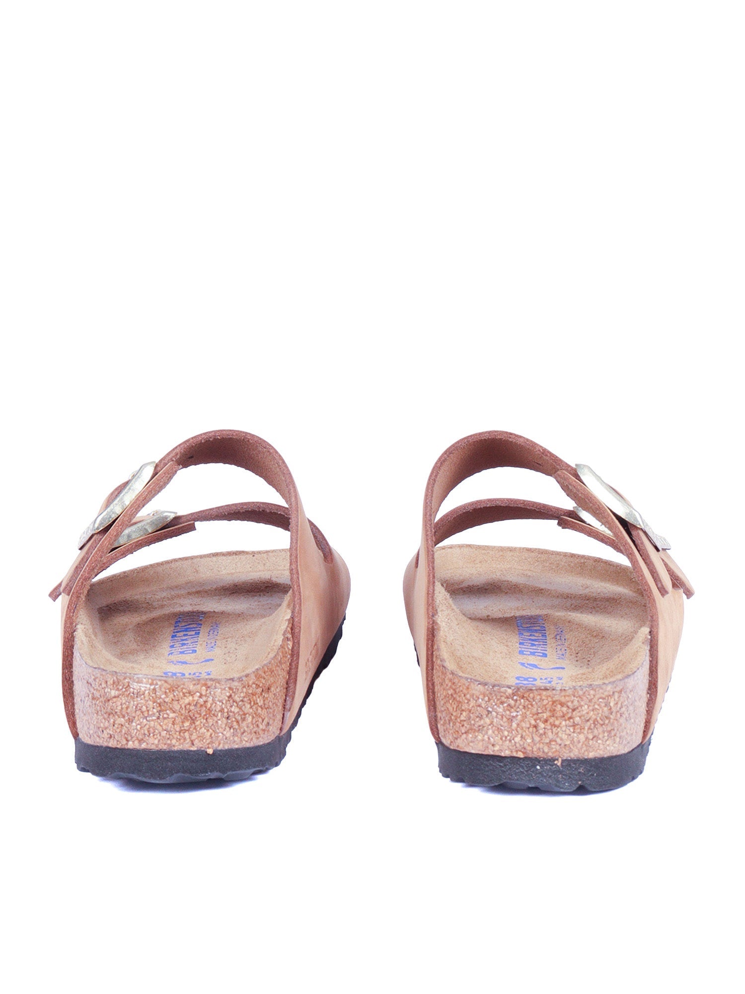 Mink Arizona Nubuck Leather Slide Sandal