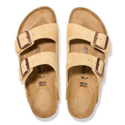 Women's Arizona Suede Sandals In Latte Cream
