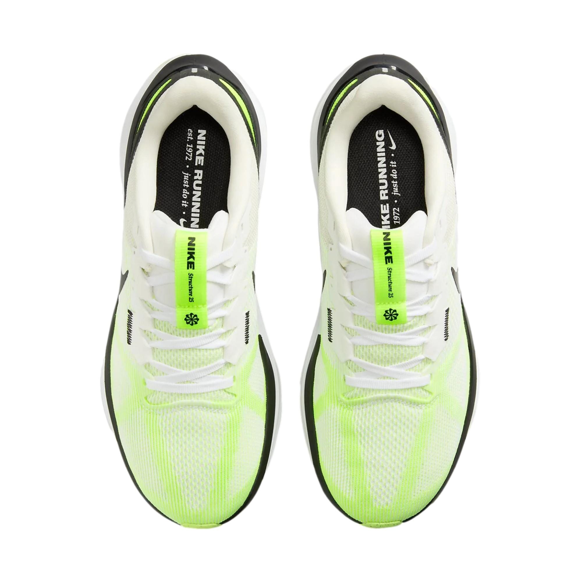 Nike Air Zoom Structure 25 White / Black - Volt - Phantom  DJ7883-100 Men's