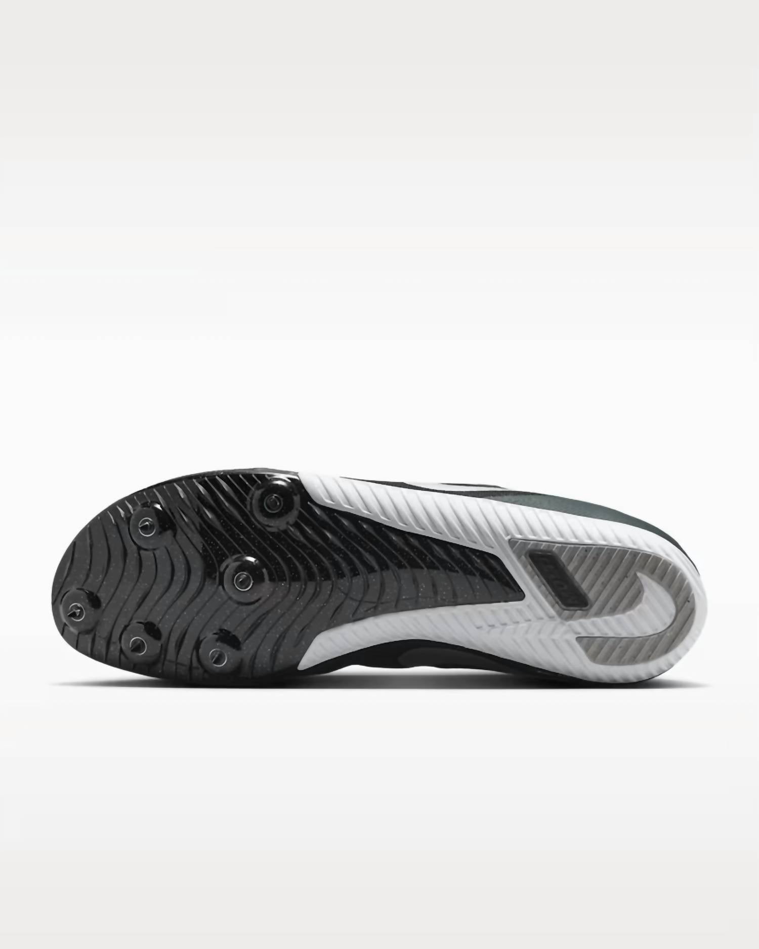 Unisex Zoom Rival Multi Running Shoes In Black/met Silver/lt Smoke Grey