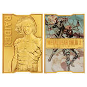 Fanattik Limited Edition Metal Gear Solid 2 24k Gold Plated Raiden Ingot