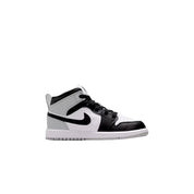 Pre-School Nike Jordan 1 Mid White / Black - Light Smoke Grey DQ8424-101