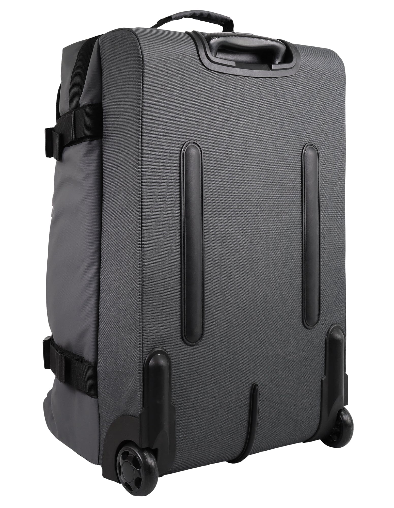 3pc GAP Soft-Shell Suitcase Lockable Travel Trolley Luggage Set 73cm Charcoal