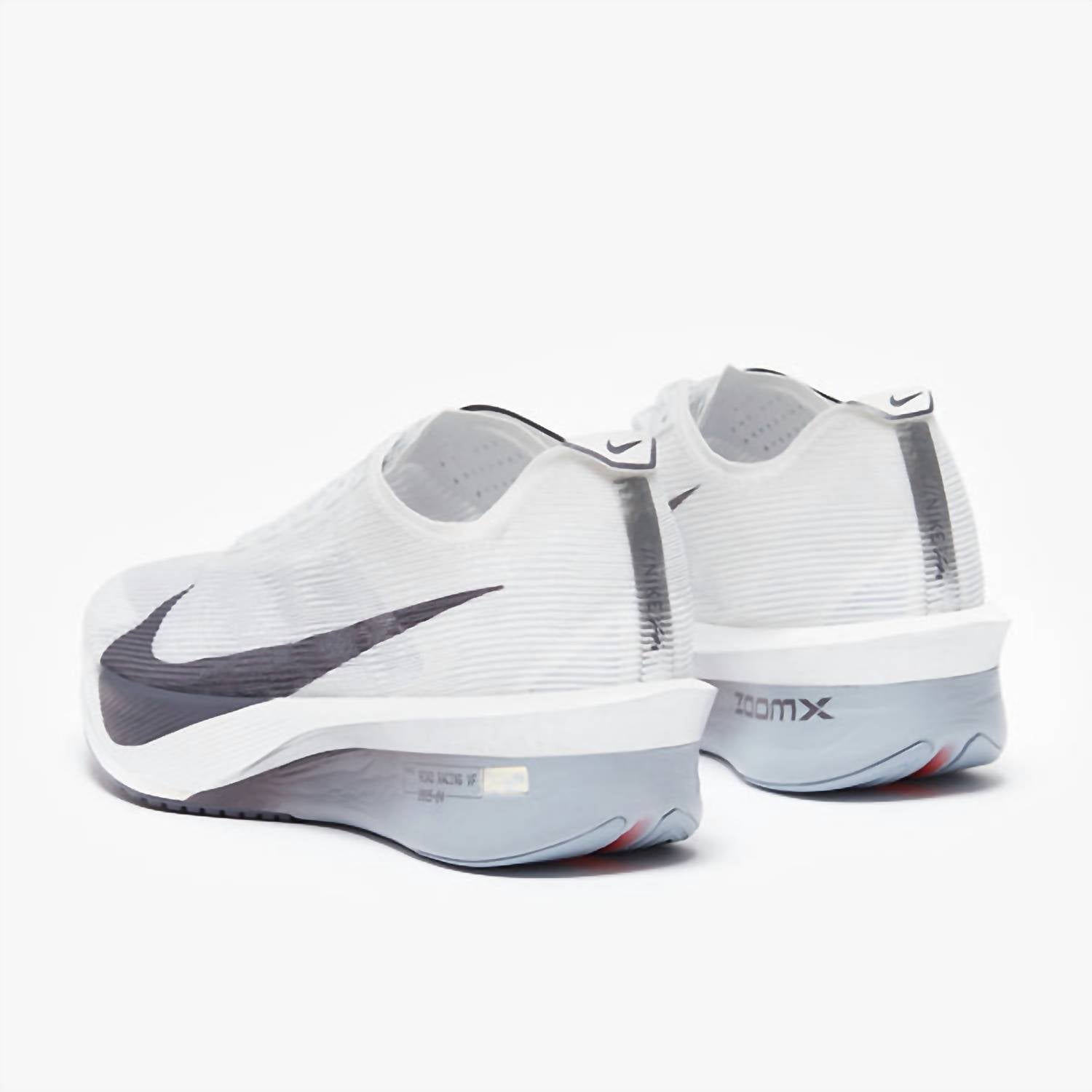 Women's Zoomx Vaporfly Next Shoe In White/gridiron-Obsidian Mist